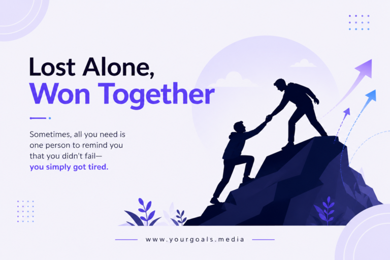 Lost Alone. Stronger Together.
